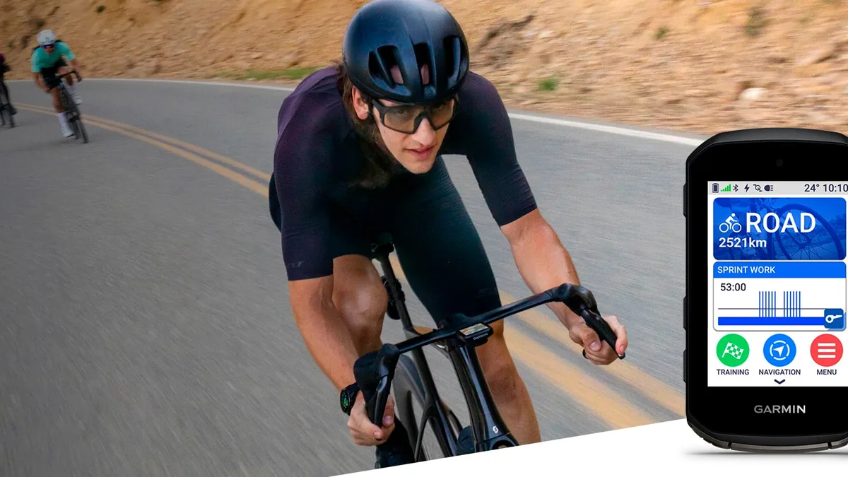 Garmin Edge Radcomputer am Rennrad